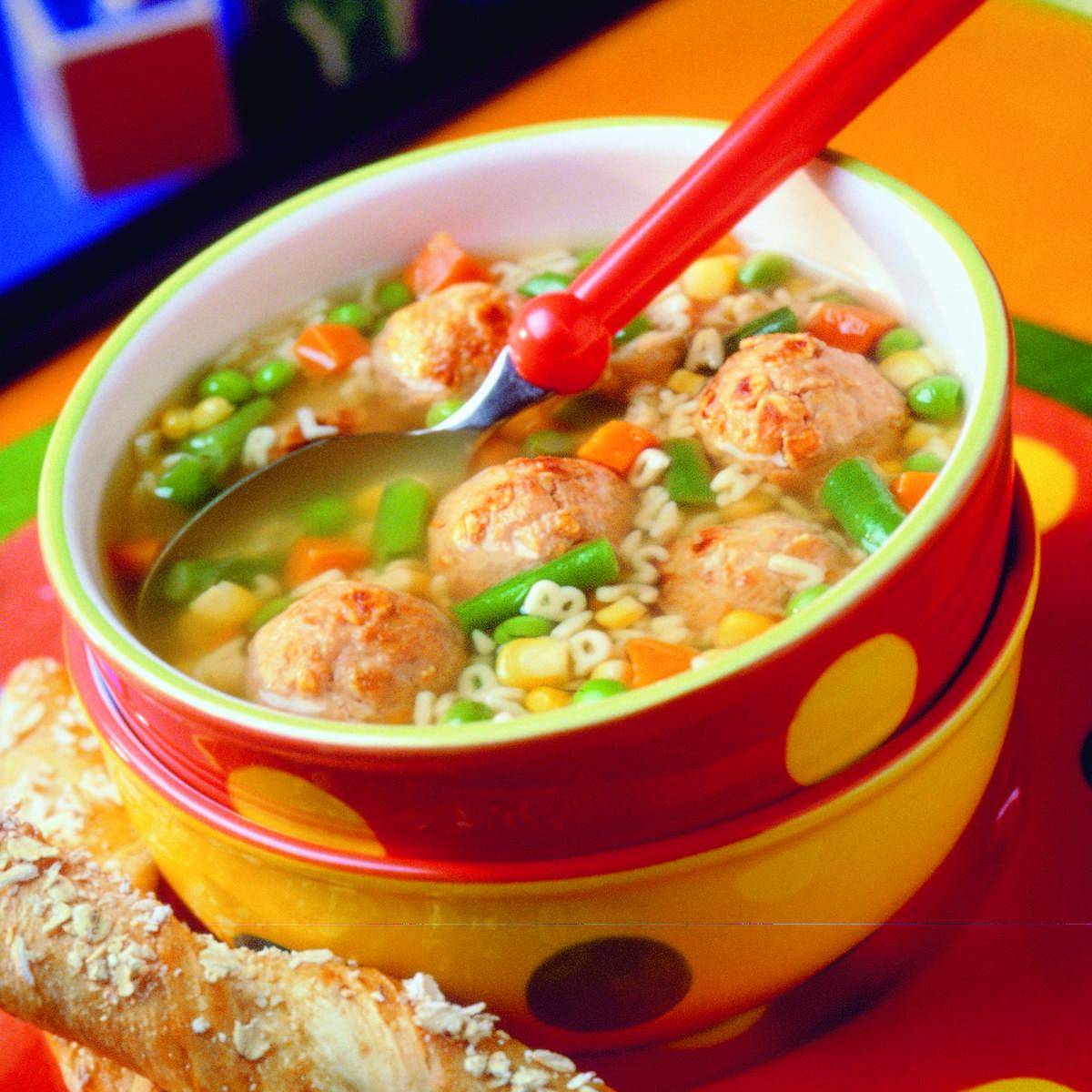 ABC Meatball Soup