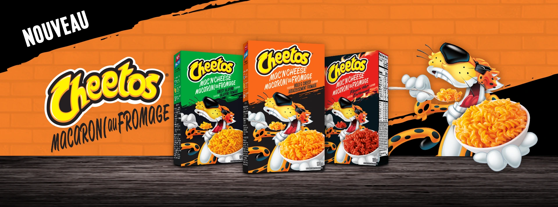 cheetos banner mac and cheese