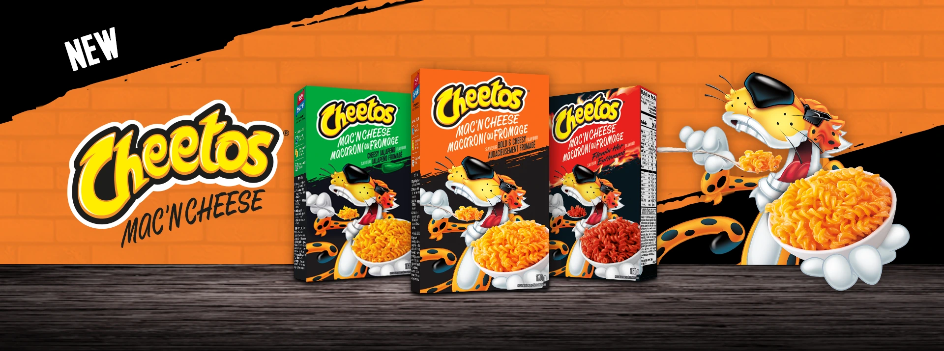 cheetos banner mac and cheese