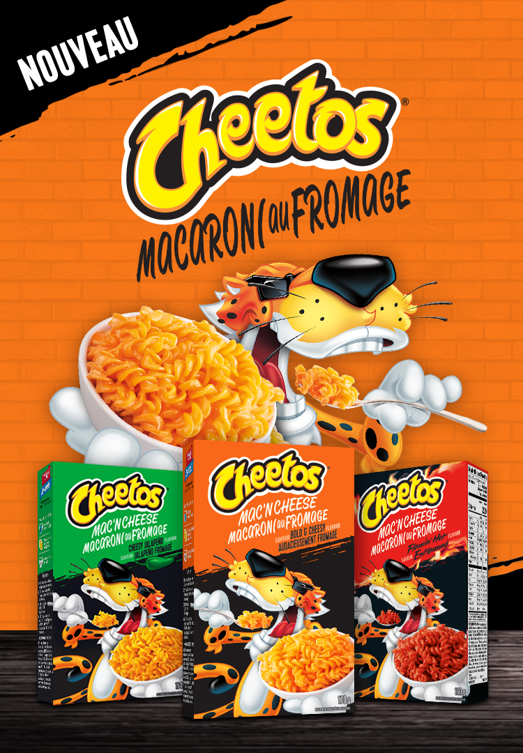 cheetos banner mac and cheese