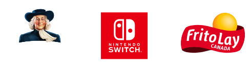 Frito-Lay®, Nintedo Switch & Quaker® Logos